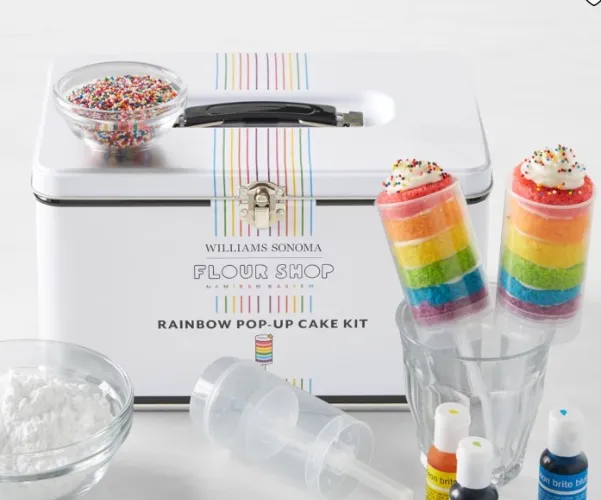 Flour Shop x Williams Sonoma Rainbow Pop-Up Cake Kit