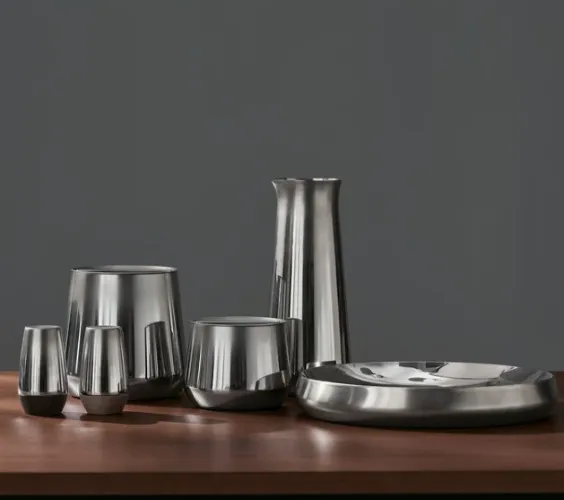 AFTONHAJ Serving bowl - stainless steel