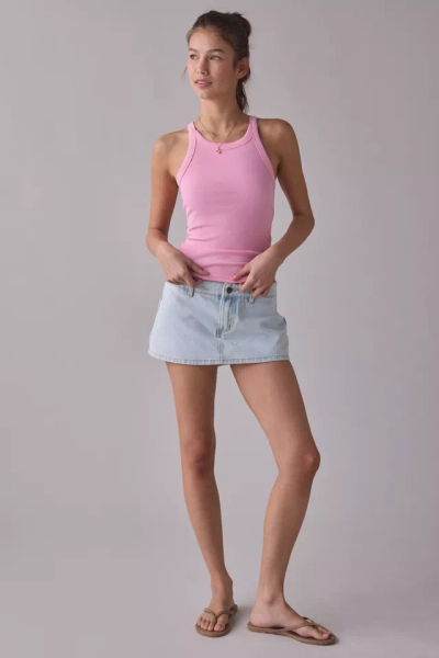BDG Off-Duty Ribbed Round Neck Tank Top
