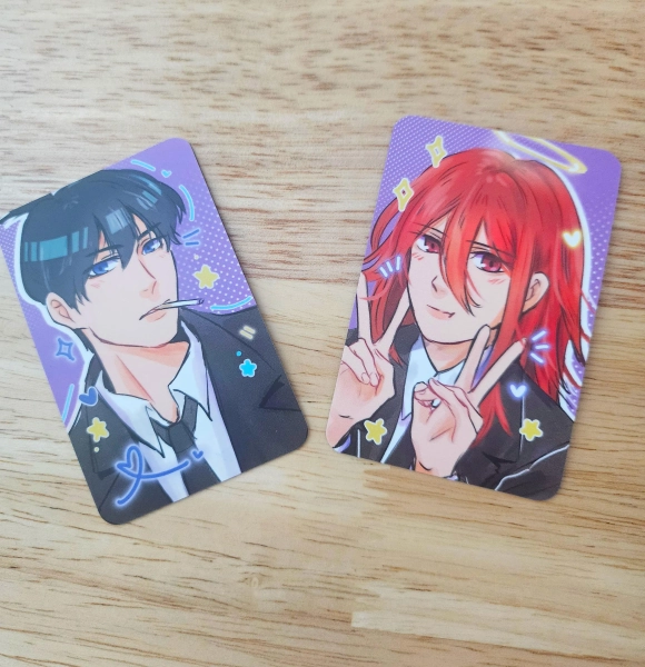 Chainsaw Dudes Inspired Anime Photocards