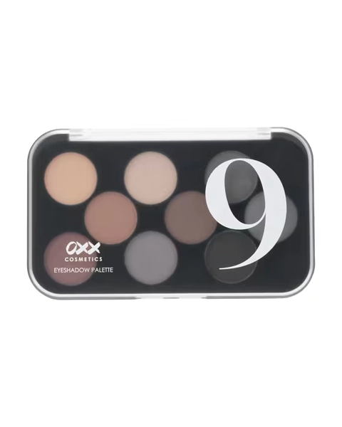 OXX Cosmetics 9 Shades Eyeshadow Palette - Smoke - Multi - One Size