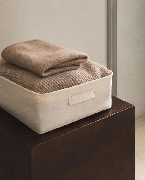 LINEN ORGANISER BASKET | Zara Home Worldwide