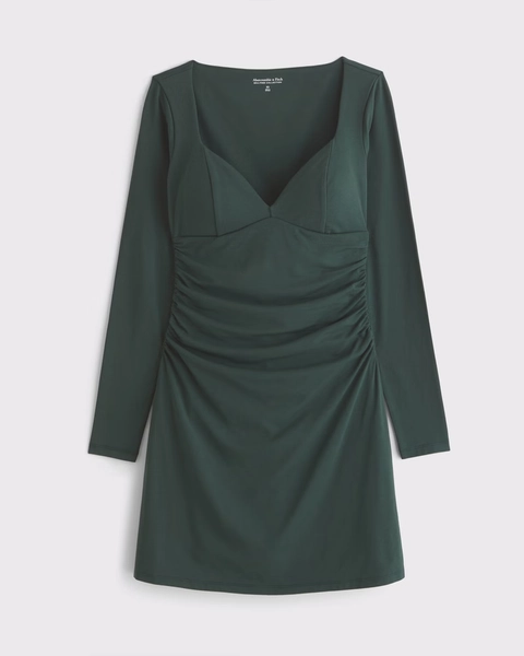A&F Zoe Bra-Free Long-Sleeve Knit Mini Dress
