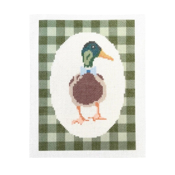 Nursery duck - printed needlepoint canvas