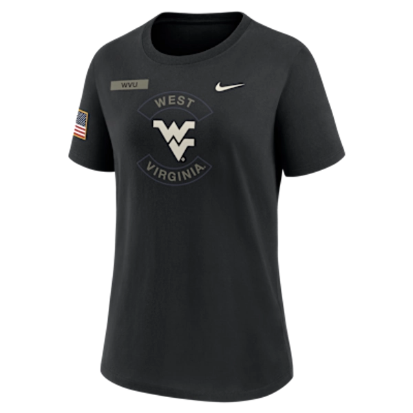 West Virginia Military Appreciation Women's Nike Dri-FIT College T-Shirt