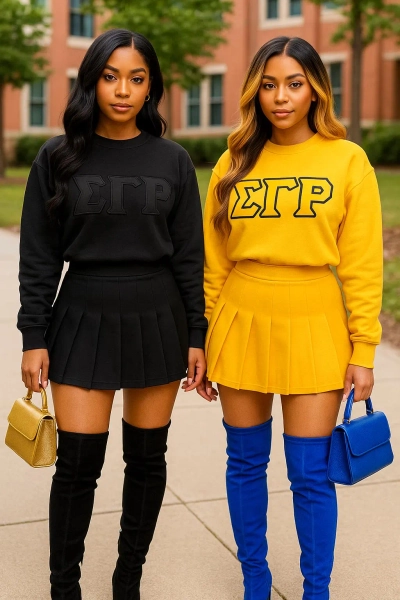 Sigma Gamma Rho Sorority Gifts | 1922 Crew Sweatshirt | SGRho1922 Sweater| Sigma Woman | Sisterhood | SGRho | Royal Blue Gold | Ee-yip