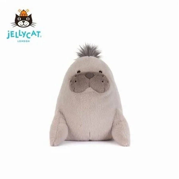 Jellycat Roarwell Sea Lion 2026 Summer New Ocean Collection, Gray
