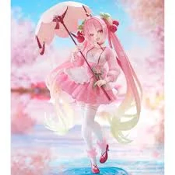 Hatsune Miku Sakura Miku Sakura Dress Ver. AMP+ Figure