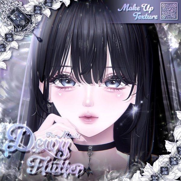 【 海咲 / Misaki 専用 】 Dewy Flutter Make-up Texture [PSD]