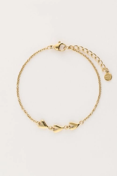 Minimalistisches Armband mit drei Herzen | My Jewellery