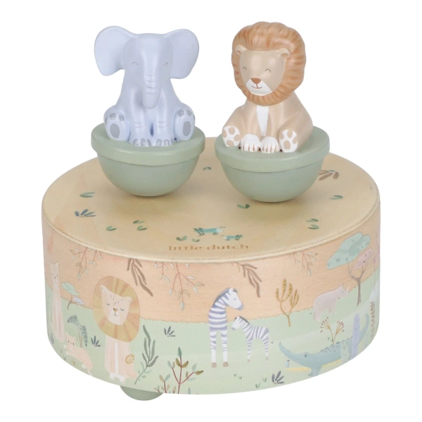 Wooden Music Box - Green