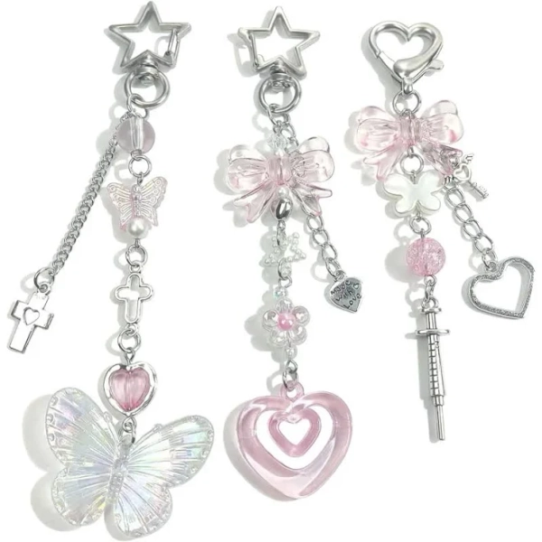 Cute Y2K Butterfly Keychain
