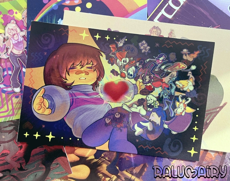 ⭐️⭐️⭐️Undertale 10 Year Anniversary Print