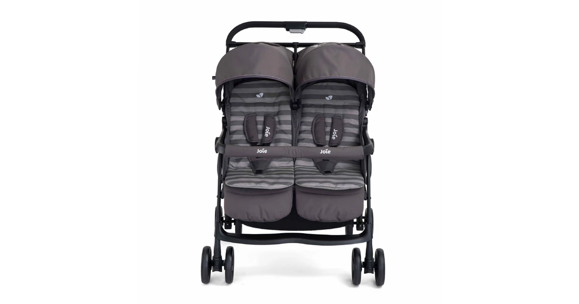 Joie Aire Twin Stroller Dark Pewter | Baby Bunting AU