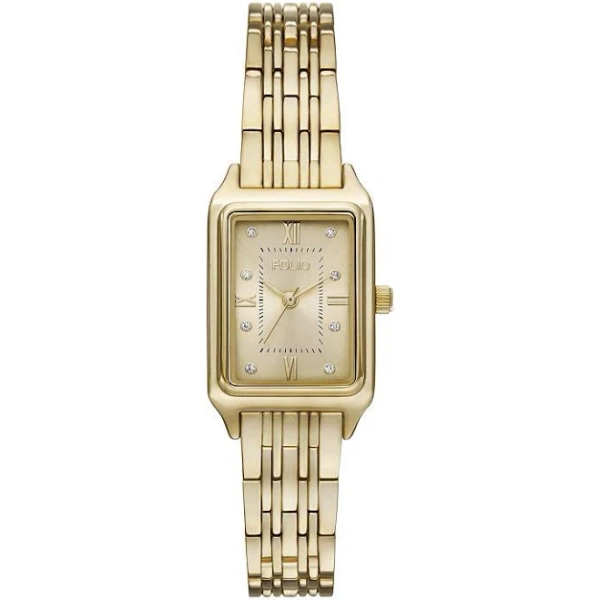 Folio Women's Rectangular Bracelet Watch