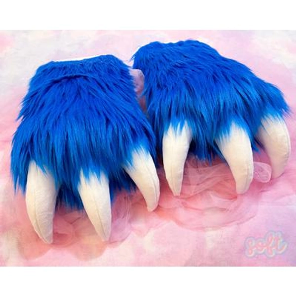 Monster Claw Puffy Paws *PDF DOWNLOAD* Sewing Pattern and Tutorial! Cosplay Rave Furry Fursuit Hand Paws Dinosaur Raptor Beast