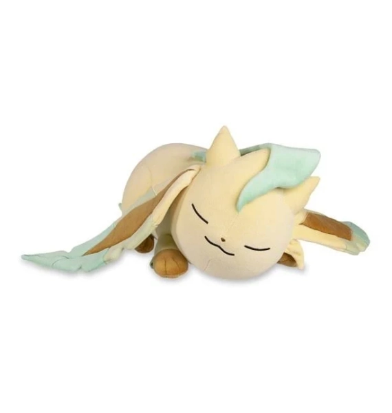 Official Sleeping Leafeon Poké Plush
