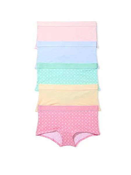 Victoria's Secret Women's 5-Pack Cotton Boyshort Panties