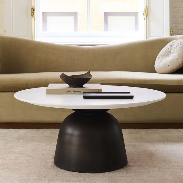 Olina Marble Coffee Table (36")