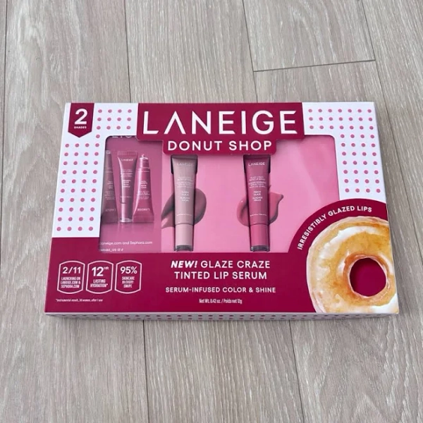 Laneige Makeup | Laneige Donut Shop - Glaze Craze Tinted Lip Serum Set | Color: Pink/Red | Size: Os | Lovejxnny's Closet