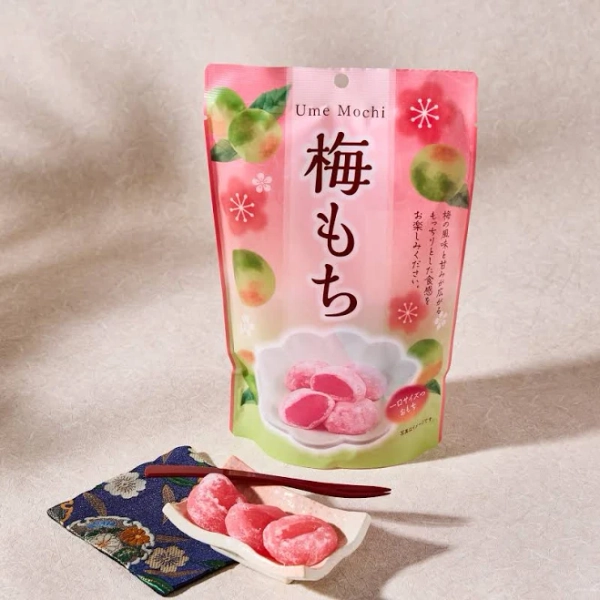 Seiki Ume Mochi,Rice Cake, Stand Pack, 4.23 Oz【Japanese Desserts】