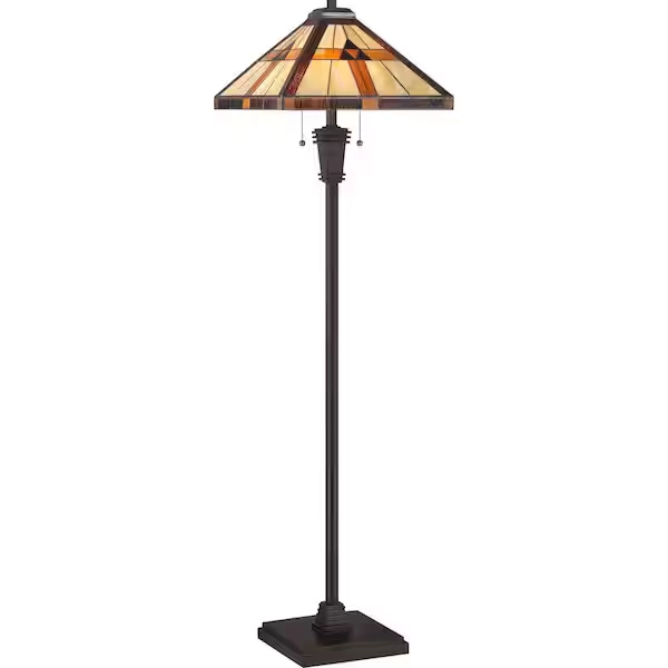 Quoizel 60 in. Vintage Bronze Floor Lamp 1989000280