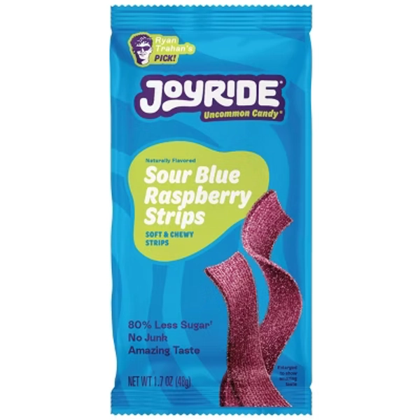 JOYRIDE Sour Blue Raspberry Strips - 1.7oz