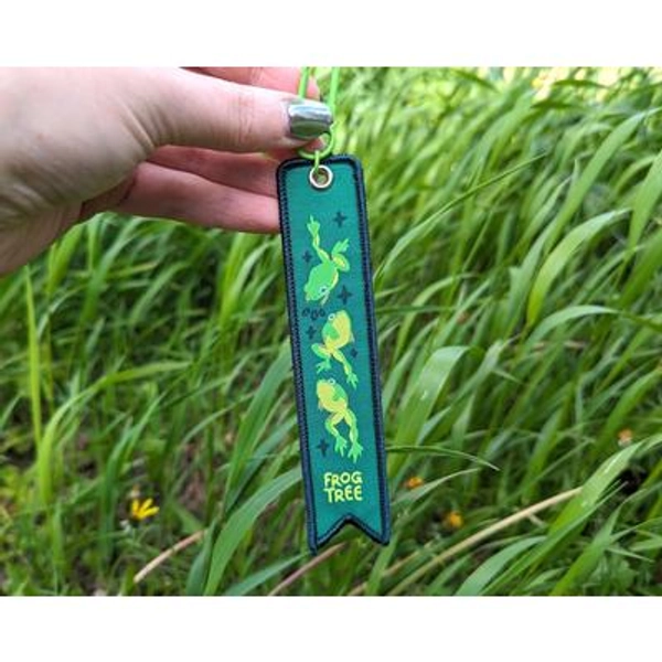 Protect Frogs - Woven 5" Keychain
