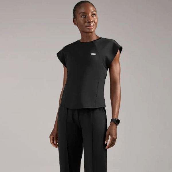 Figs Women's Alice Slim Crewneck Scrub Top