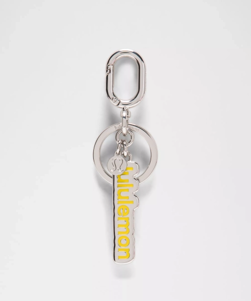 Charm Keychain - Lemon Lush/Silver - ONE SIZE