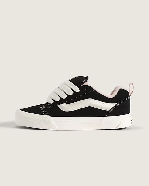 Knu Skool Shoe in Black / Sepia Rose Pink | Vans