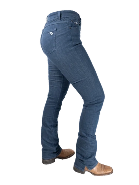 Ranch Girls Bootcut Stretch Jeans ´CLEO´ lime blue, L36