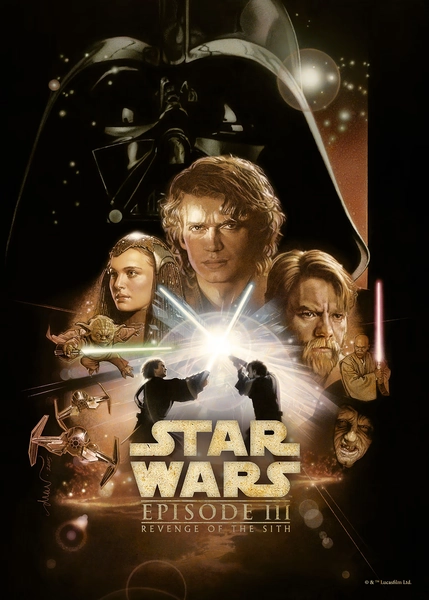 'Star Wars Episode III: Revenge of the Sith' Poster, picture, metal print, paint by Star Wars | Displate
