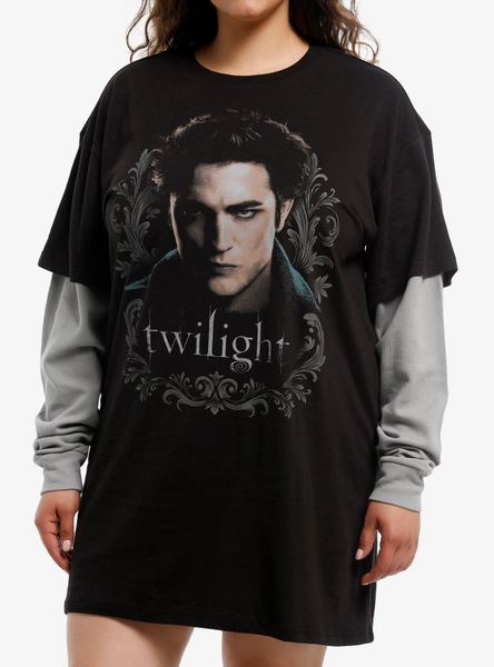 The Twilight Saga Edward Filigree Twofer Dress Plus Size