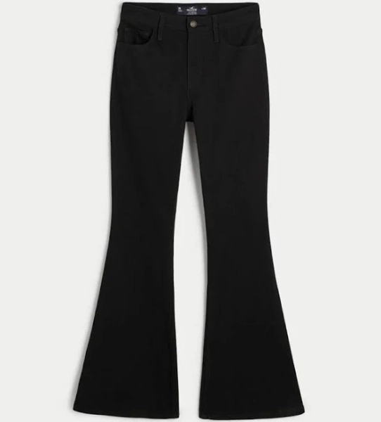 Hollister Women's High-Rise Ripped Flare Jeans