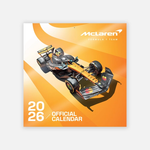 McLaren F1 Team 2026 11.75'' x 11.75" Official Wall Calendar