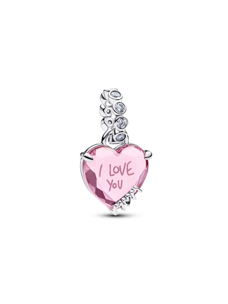 I Love You Mom Dangle Charm