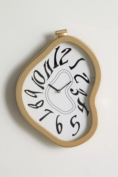 Twisted 11” x 15” Analog Wall Clock