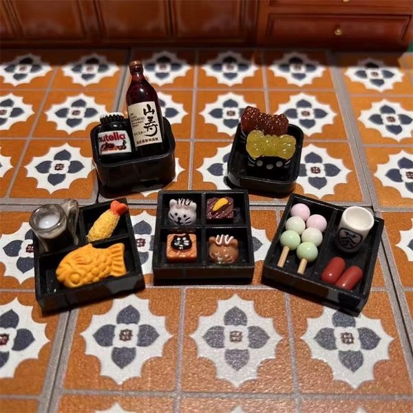 Dollhouse Japanese Cuisine Food 5-Piece Set Miniatures Model Kitchen Accessories Kids Pretend Play Toys Ornament Gifts - AliExpress 26