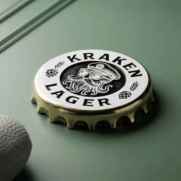 🍺 Kraken Lager Golf Ball Marker