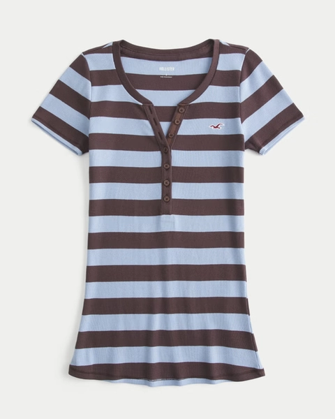 Short-Sleeve Icon Henley