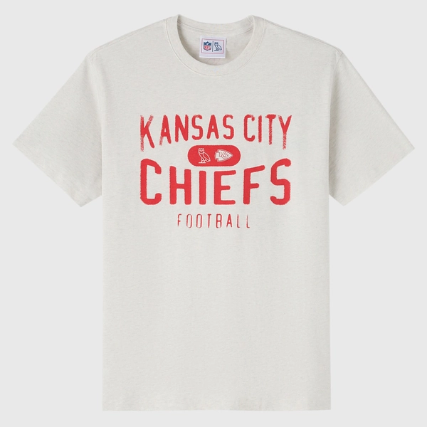 Unisex Kansas City Chiefs OVO x NFL Heather Gray T-Shirt