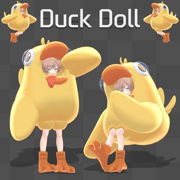 (GWSALE中) 【マヌカ,萌,まめひなた 専用】  Duck Doll 