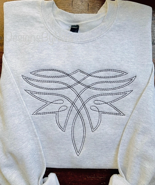 Embroidered boot stitch sweatshirt, trendy Cowgirl shirt, rodeo shirt, boho Cowgirl,retro western shirt, gift for her