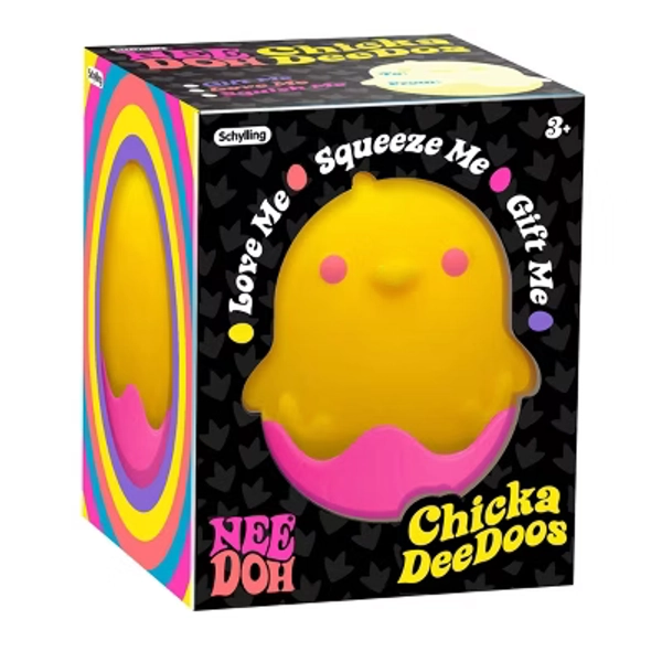 Nee Doh Chicka Deedo's: Fidget Stress Ball, Silicone, Easter Theme