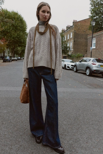 SWEATER DE MALHA SOFT CABLES
