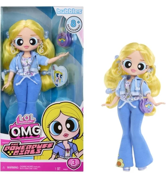 L.O.L. Surprise! OMG The Powerpuff Girls Bubbles Fashion Doll