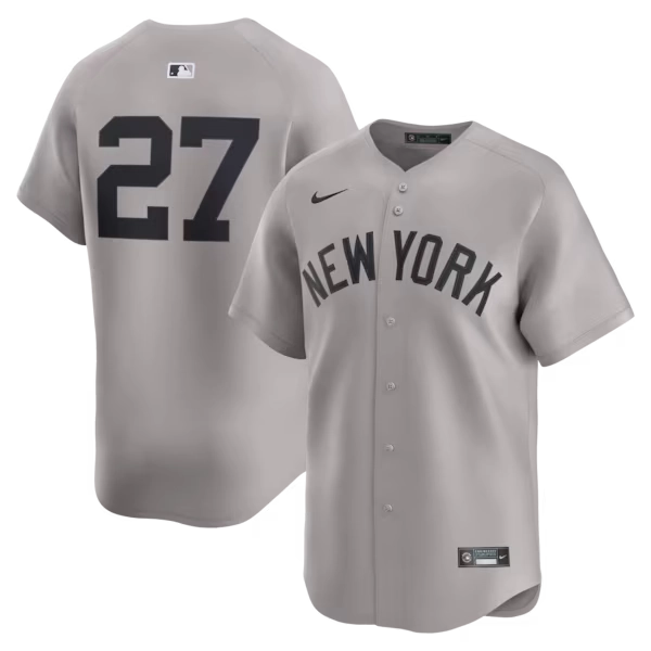 Giancarlo Stanton New York Yankees Nike Road Limited Player Jersey - Gray
