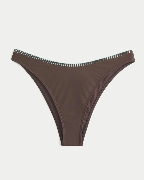 Stitched High-Leg Cheekiest Bikini Bottom