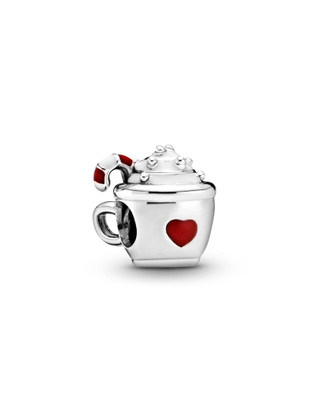 Cocoa & Candy Cane Charm